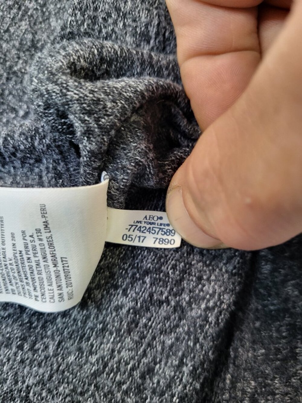 American Eagle Soft & Sexy Plush Grey Hooded Cardigan Size XS - Picture 8 of 11